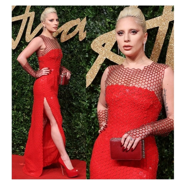 CELEB FAVE🔥GIUSEPPE ZANOTTI Red Sharon Suede Pump - Picture 9 of 11